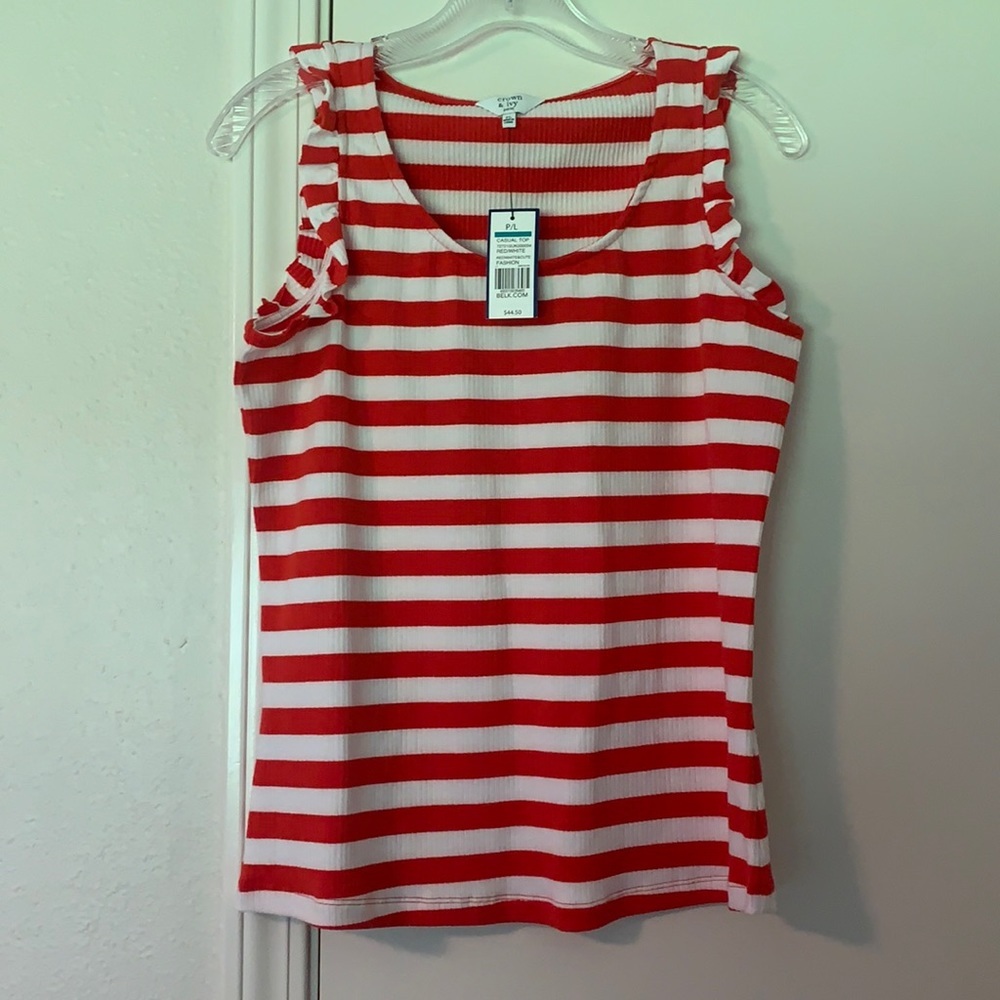 Crown and Ivy Petite Large tank top. NWT.